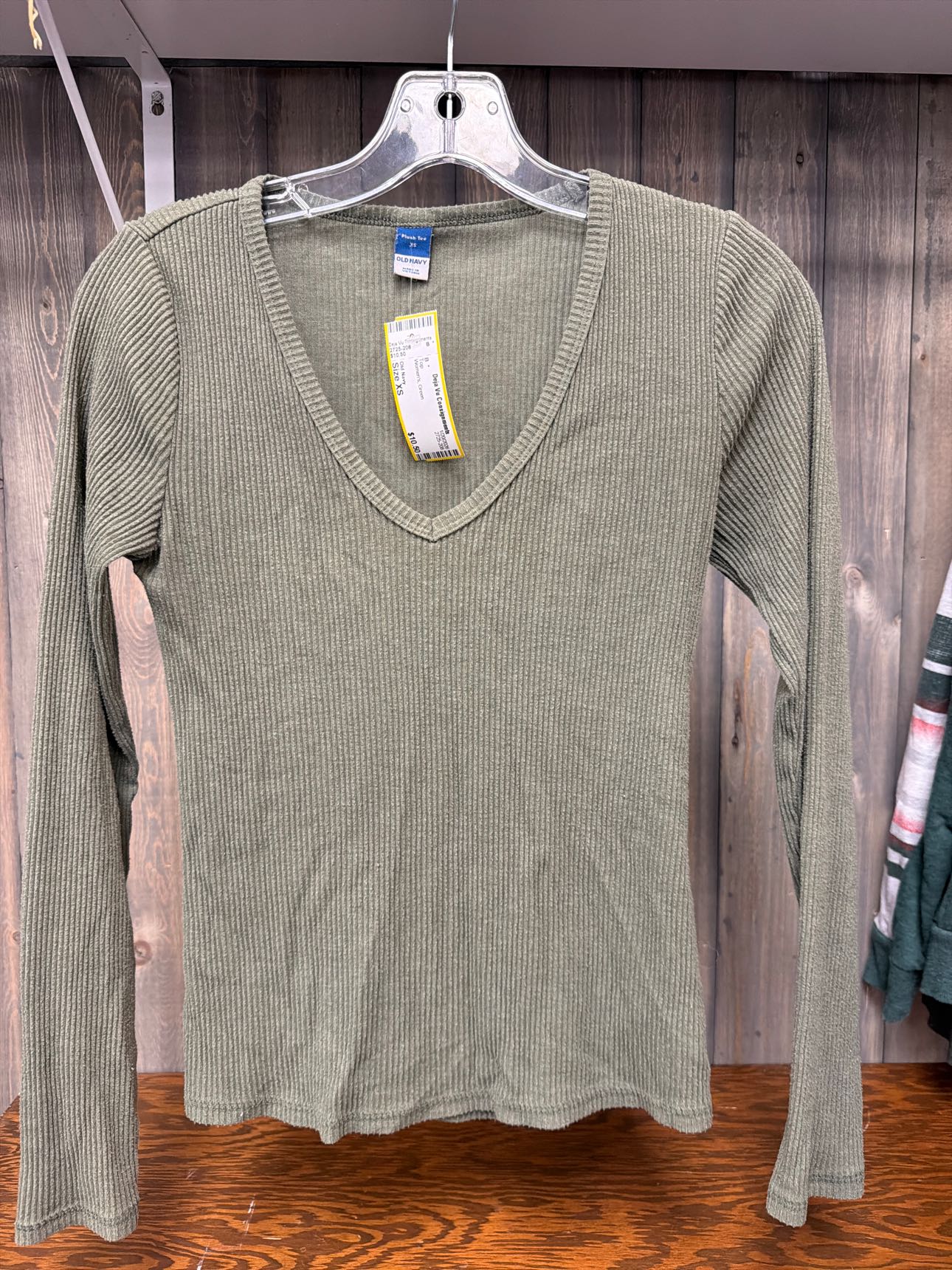 Women's Size XS Old Navy Green Top