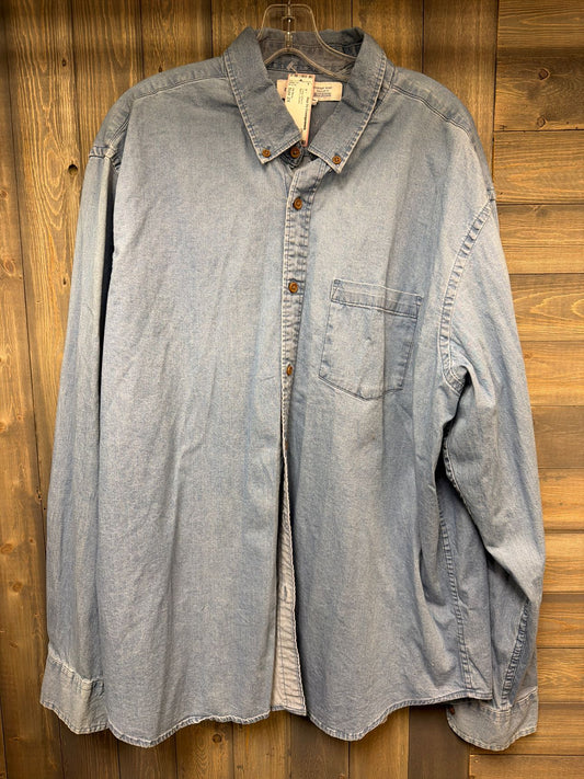 Men's Size 2X Old Navy Denim Long Sleeve