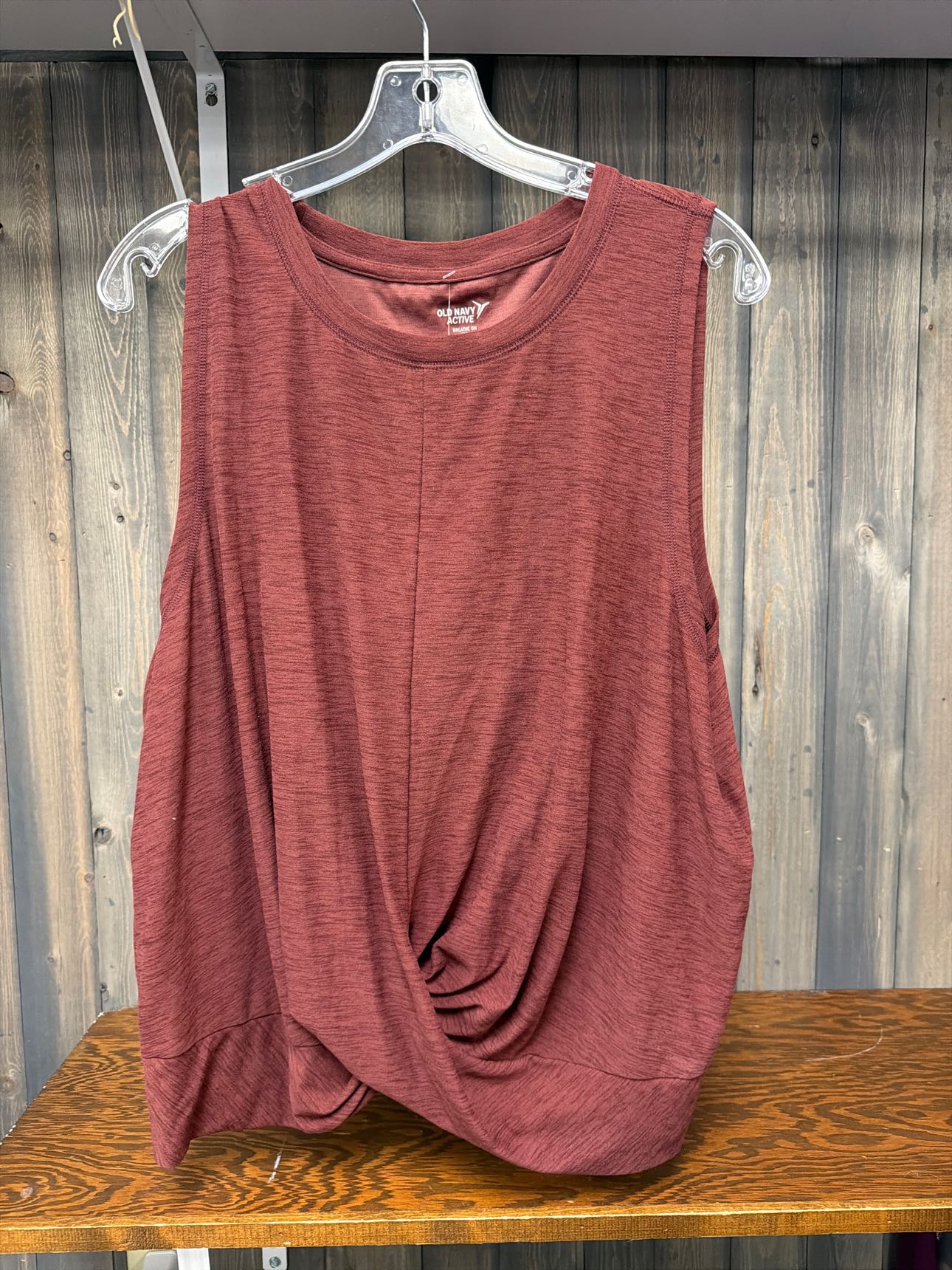 Women's Size 2 Old Navy Maroon Workout Top