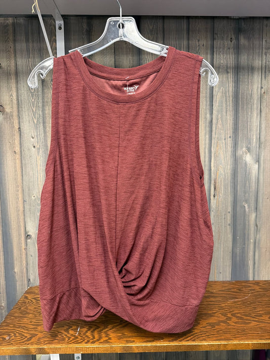 Women's Size 2 Old Navy Maroon Workout Top