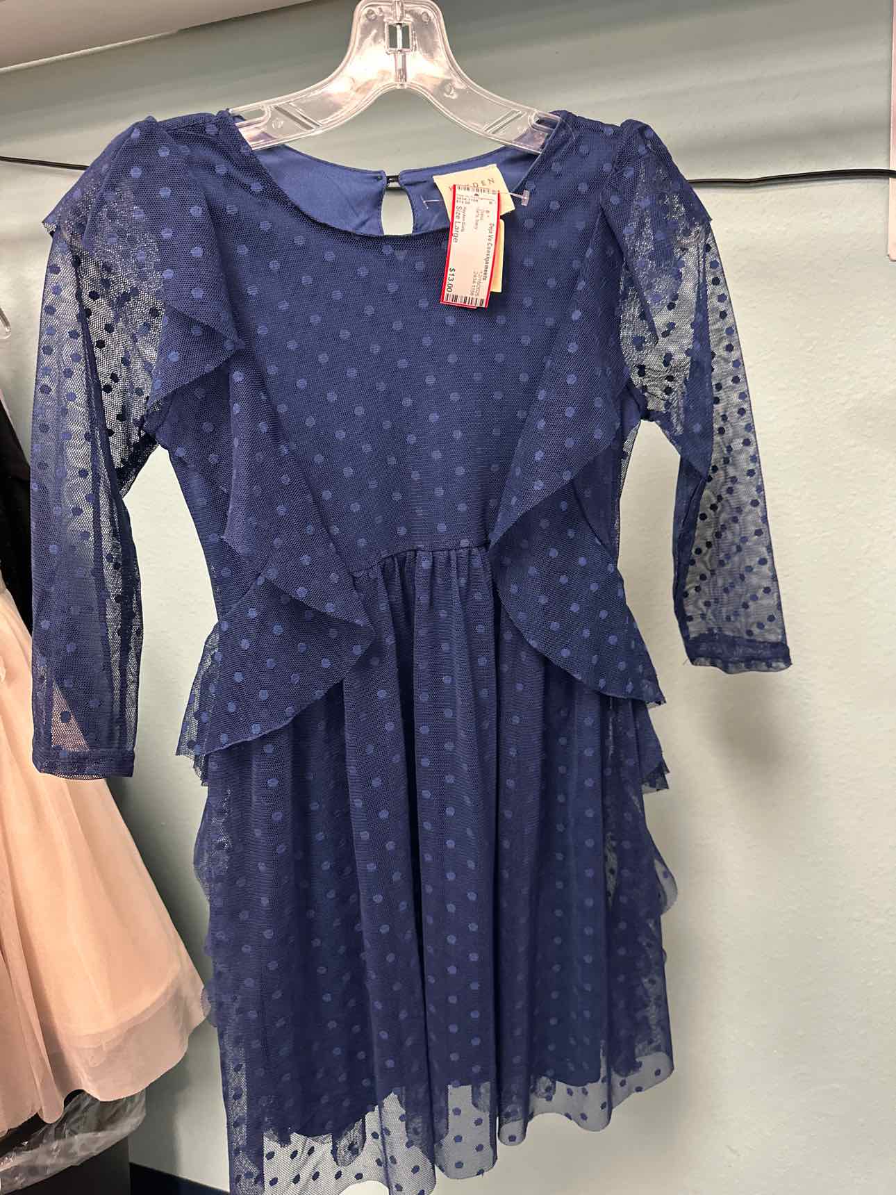 Girl's Size Large Hayden Girls Navy Dress