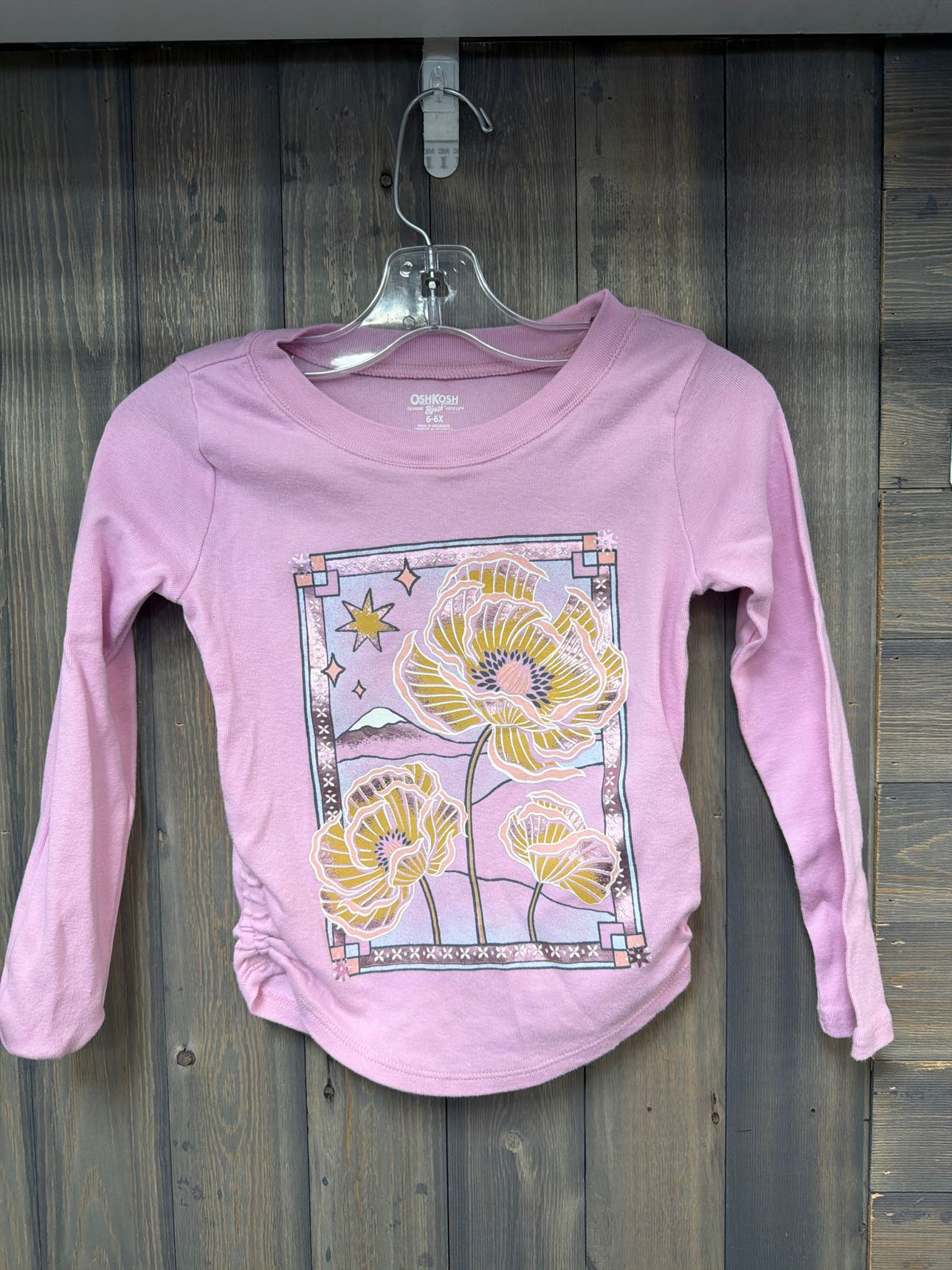 Girl's Size 6/6x Osh Kosh Purple Long Sleeve