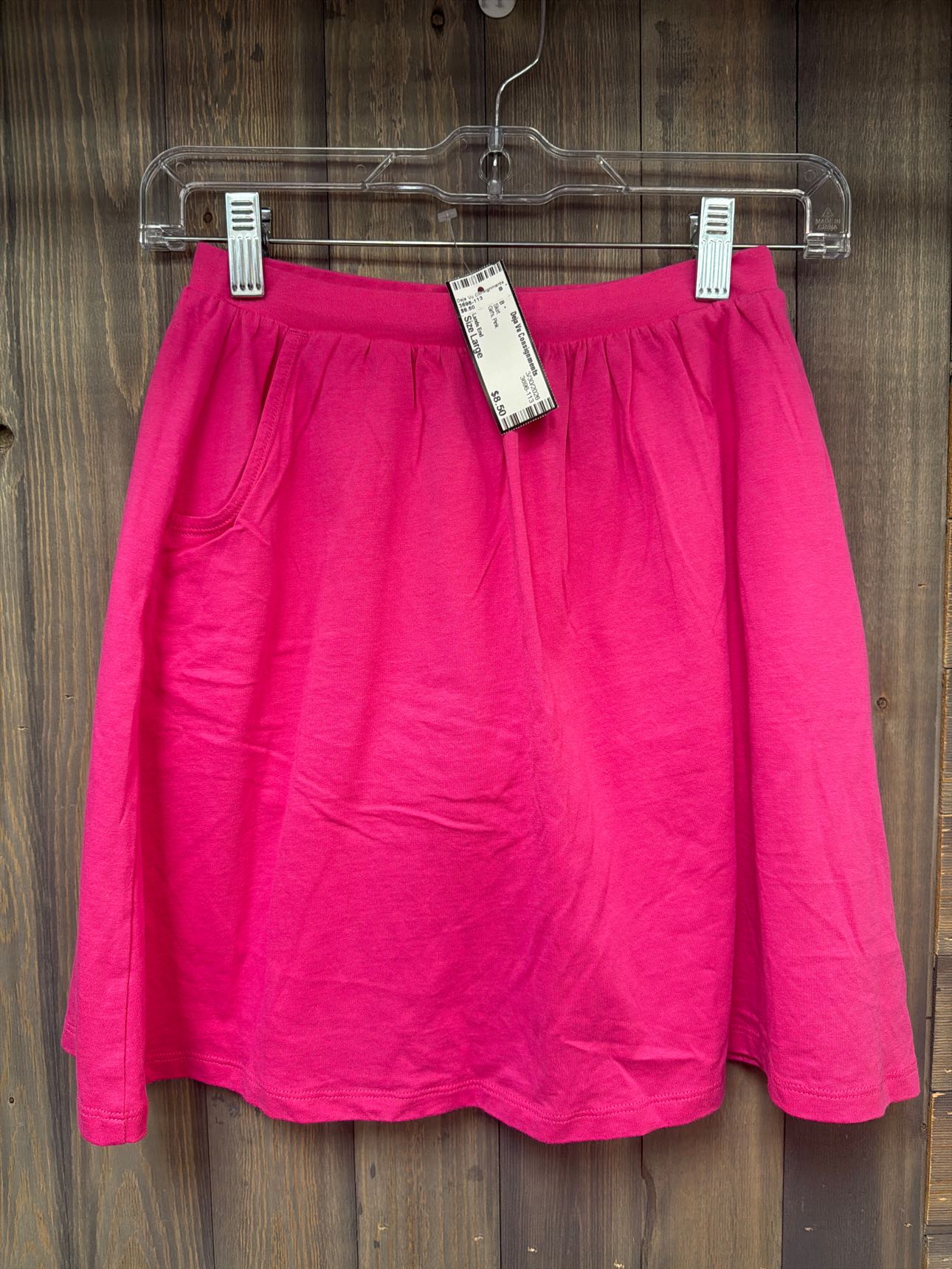 Girl's Size Large Lands End Pink Skirt