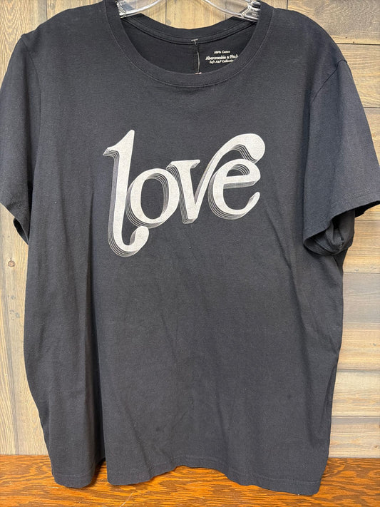 Junior's Size XL Abercrombie Black Tops