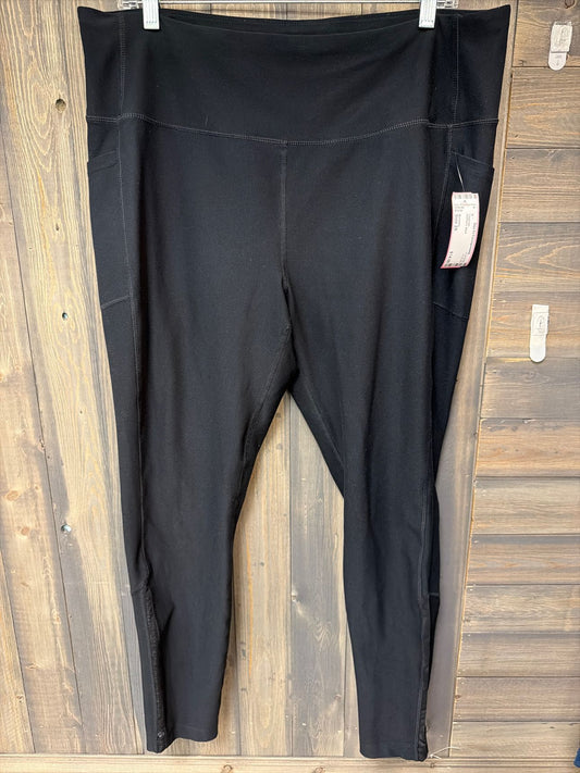 Women's Size 2X Mondetta Black Leggings