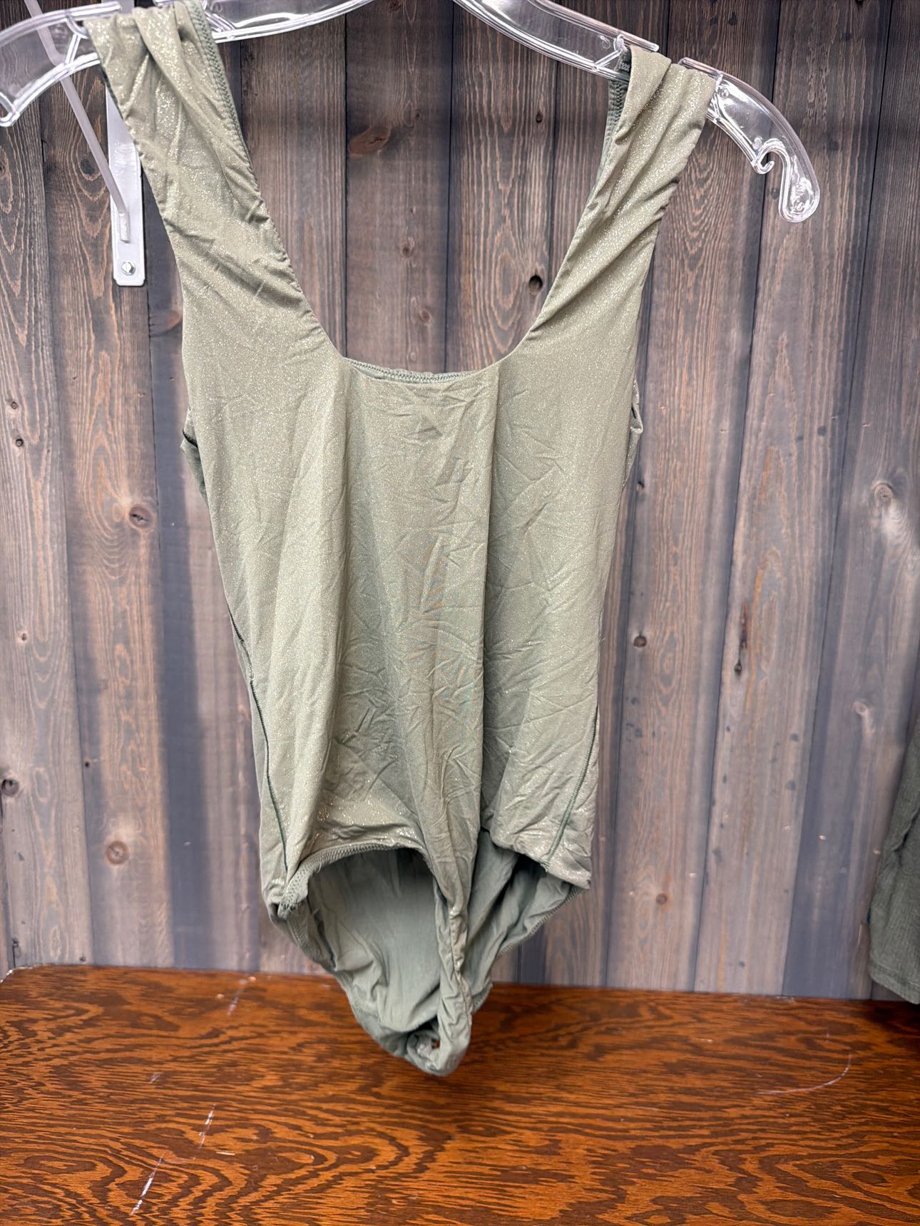 Junior's Size Small Aerie Olive Bodysuit