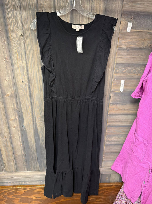 Women's Size Medium Loft Black Dress