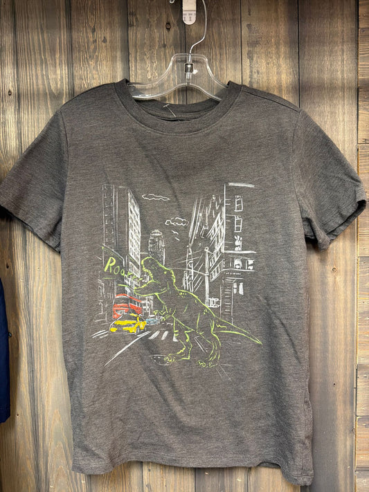 Boy's Size Medium Cat & Jack Gray Short Sleve