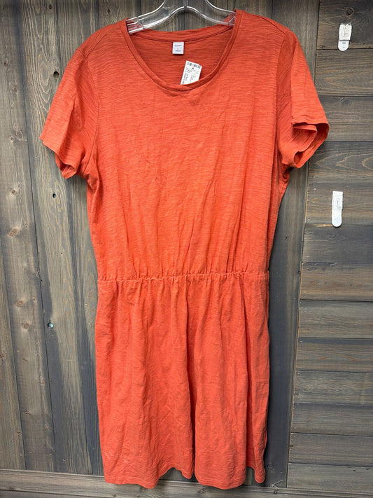 Women's Size Large Old Navy Orange Dress