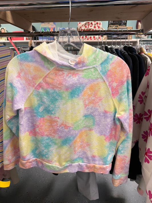 Girl's Size Large Cat & Jack Tie-Dye Sweatshirt