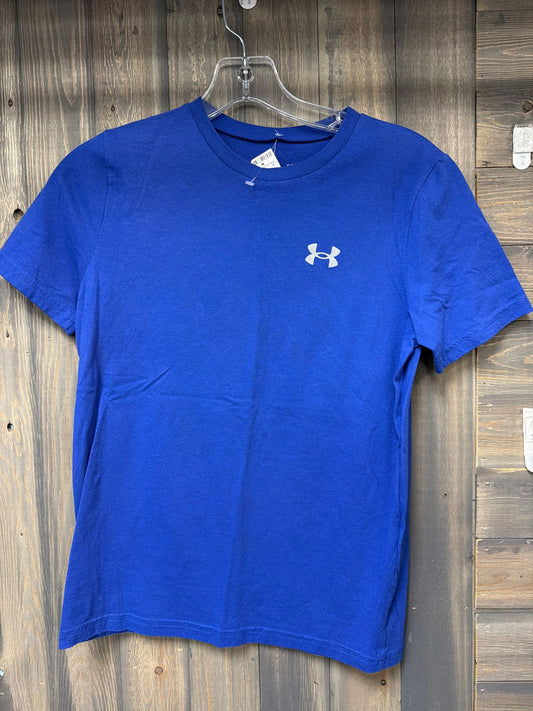 Boy's Size Large Under Armour Blue Short Sleve