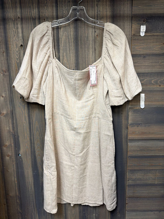 Women's Size Medium Abercrombie Tan Dress