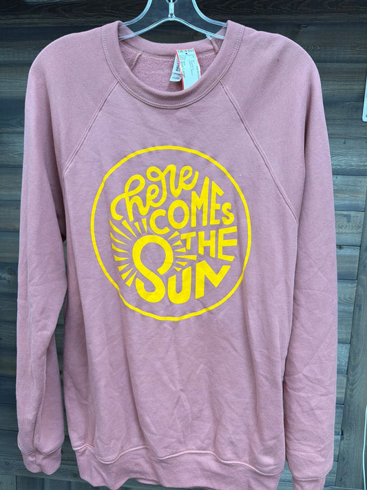 Women's Size Large Bella Mauve Sweatshirt