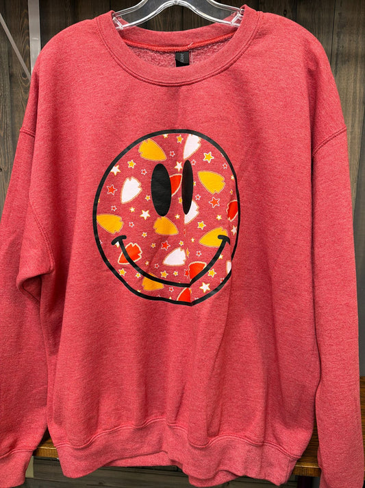 Women's Size Large Gildan Red Sweatshirt