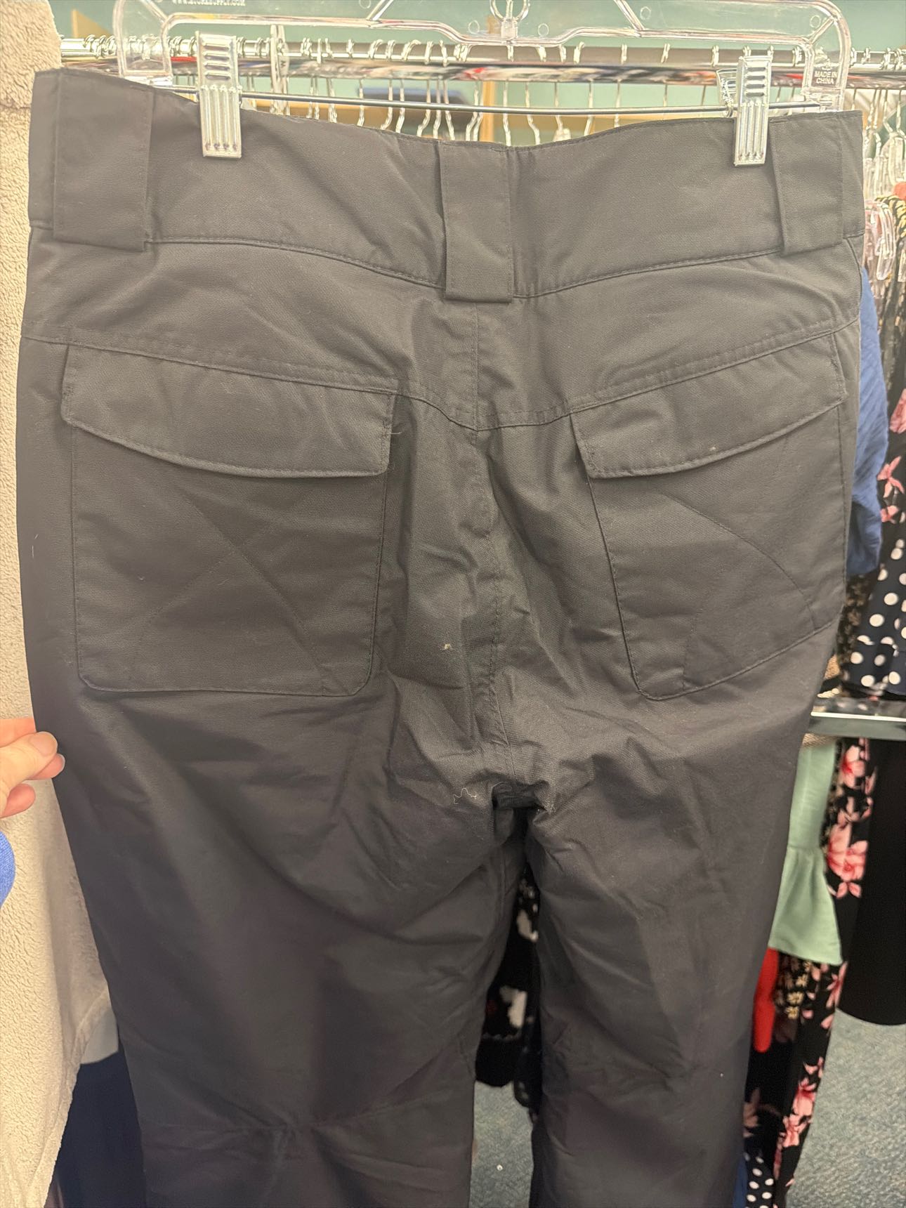 Women's Size Large Columbia Black SnowPants