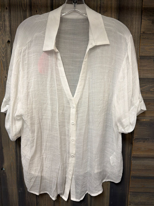 Women's Size Large White Top