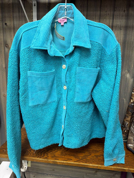 Women's Size Large Mi Ami Teal Top