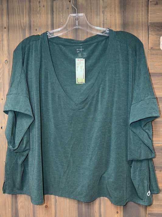 Women's Size 2X Gap Teal Workout Top