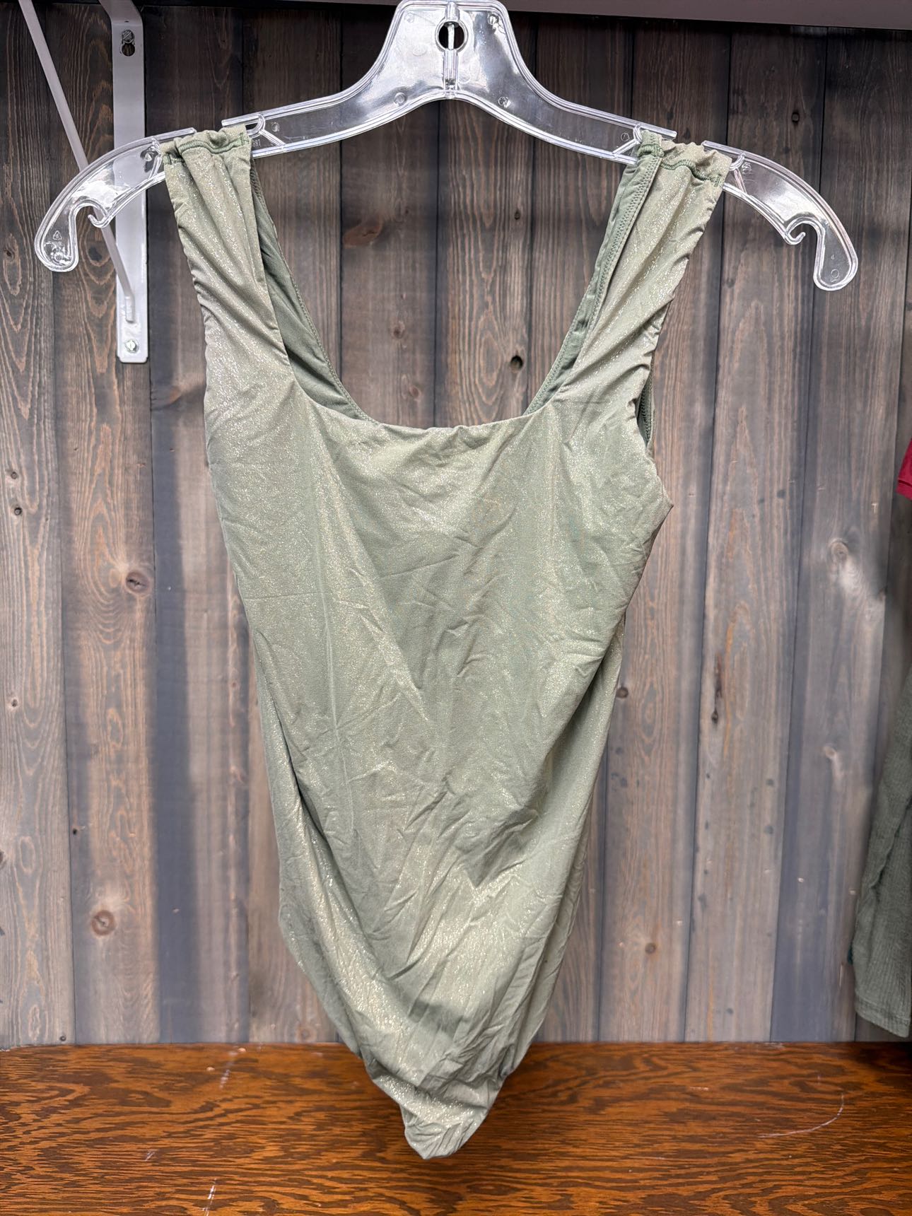 Junior's Size Small Aerie Olive Bodysuit