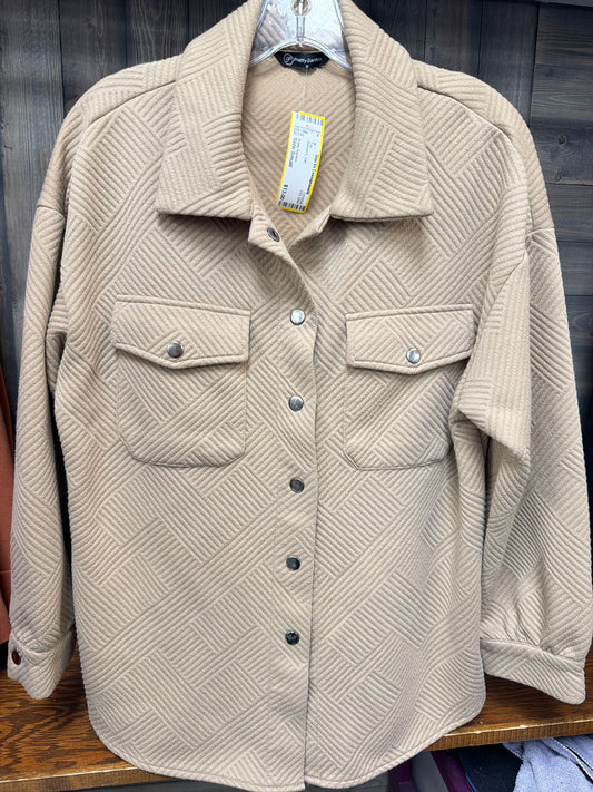 Women's Size Small Pretty Garden Tan Top