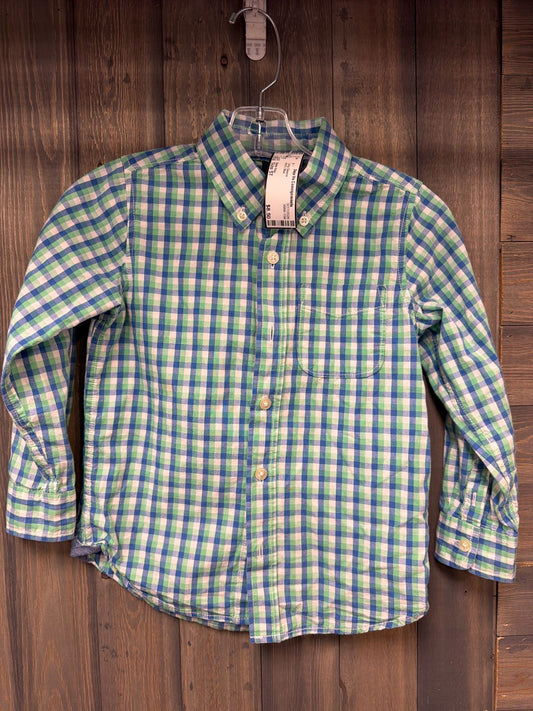 Boy's Size 5T Baby Gap Blue Long Sleeve