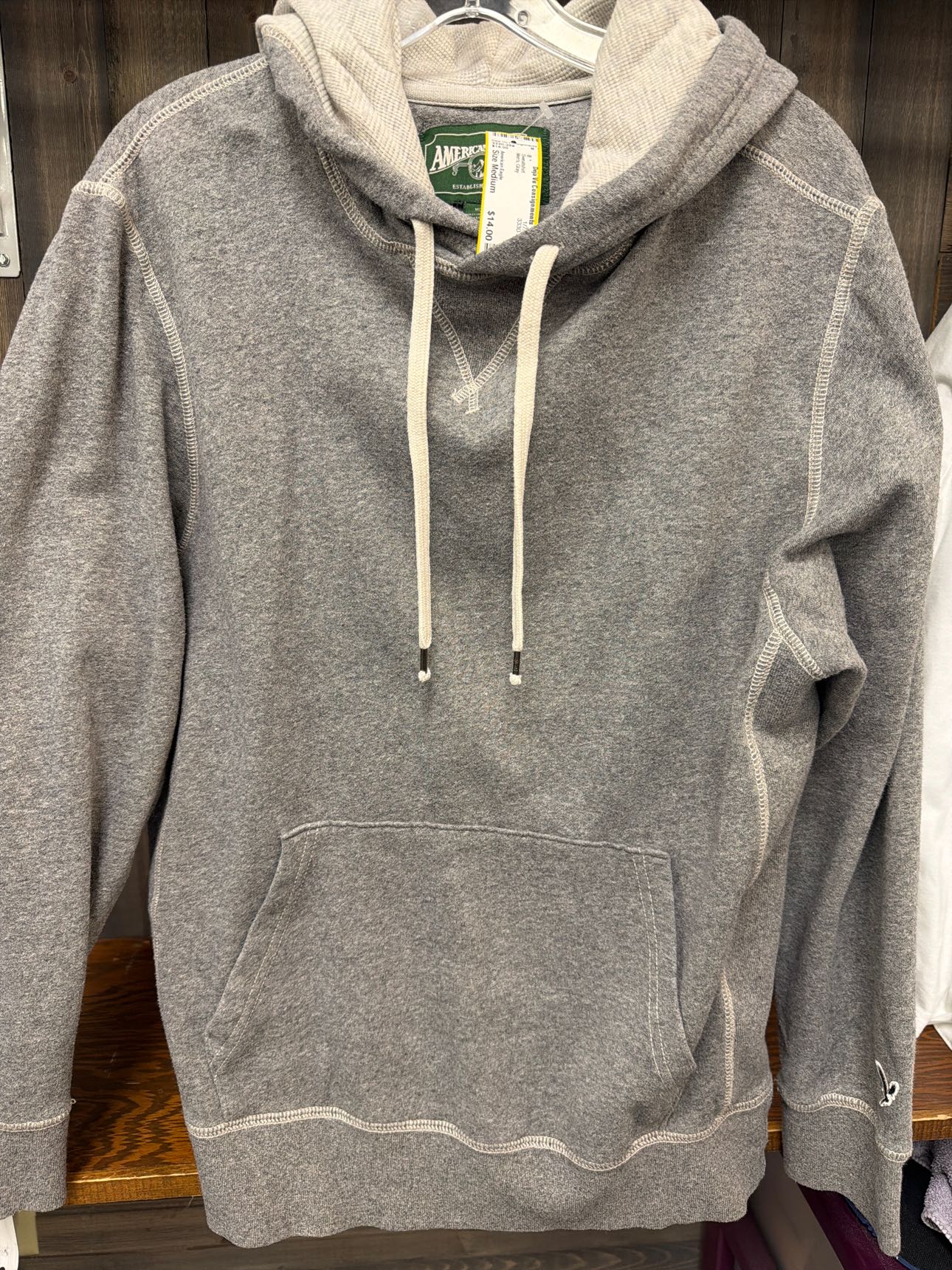 Men's Size Medium American Eagle Gray Sweatshirt