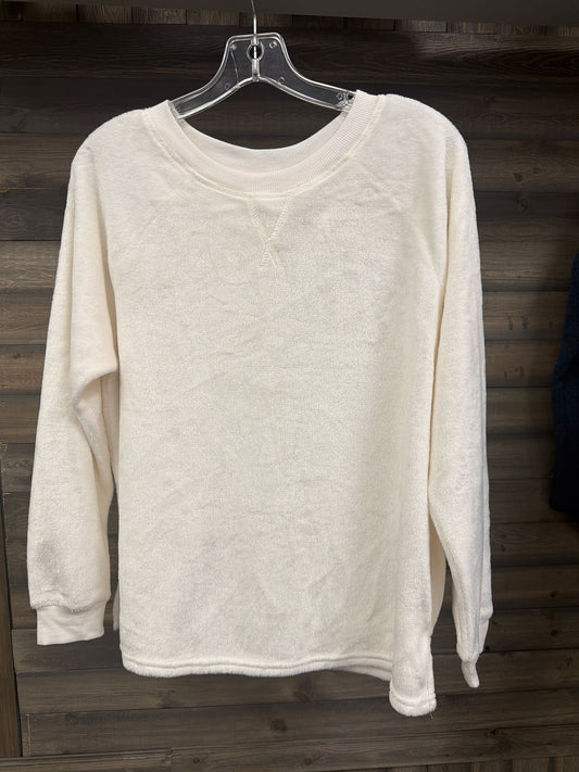 Women's Size Large Joyspun White Sweatshirt