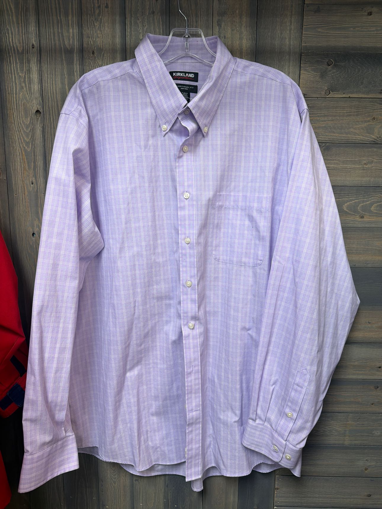 Men's Size 2X Kirkland Purple Long Sleeve