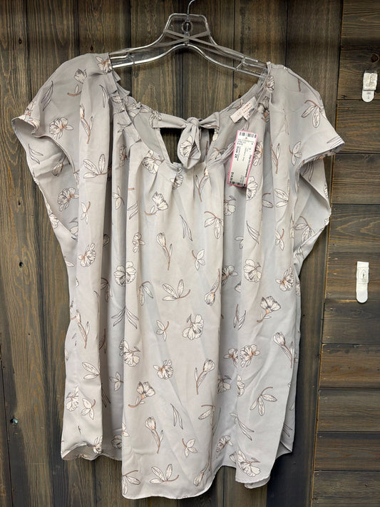 Women's Size 2X Lauren Conrad Gray Top