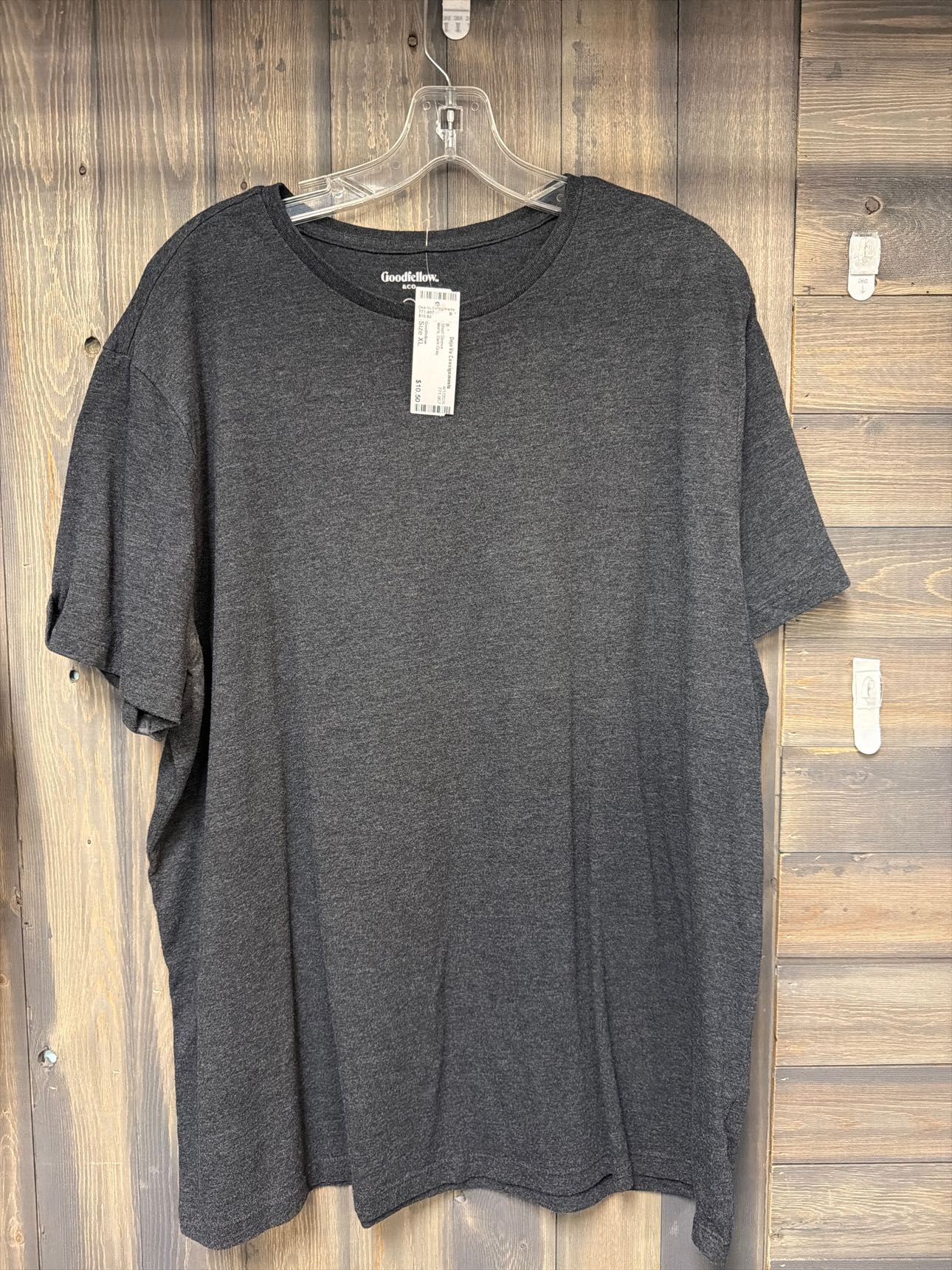 Men's Size XL Goodfellow Dark Gray Short Sleeve