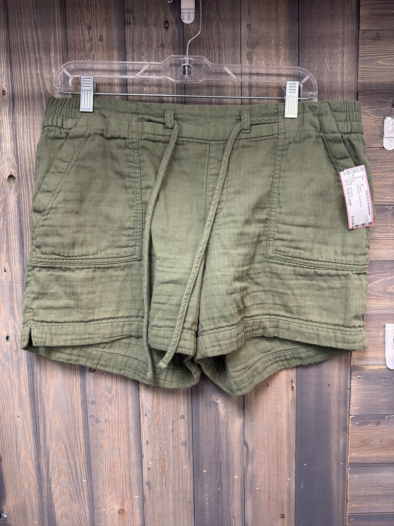 Women's Size Large Old Navy Army Green Shorts