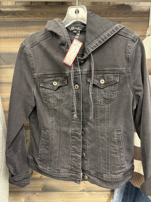 Women's Size Small Charlie B Black Jean Jacket