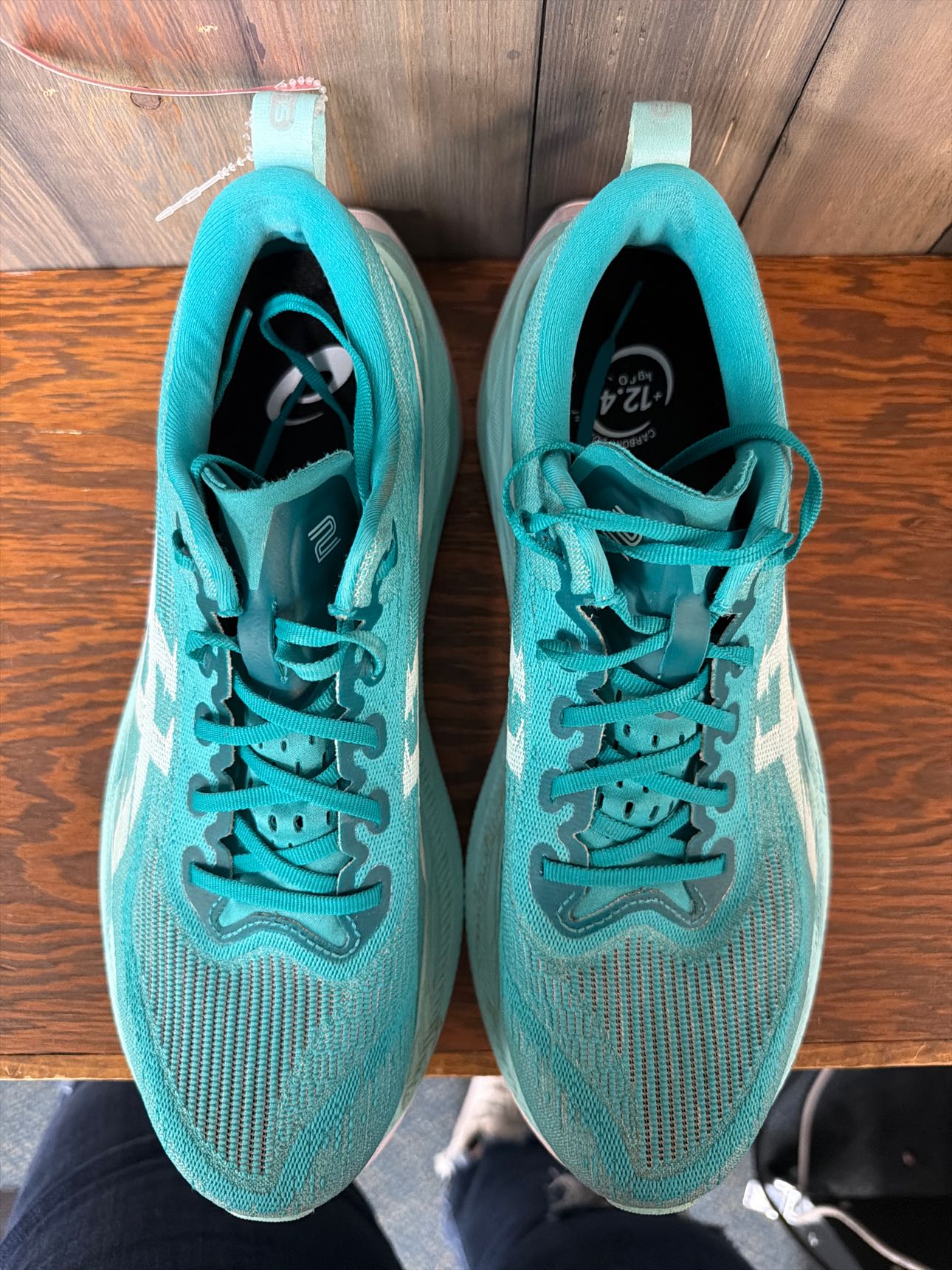 Men's Size 10 Asics Teal Tennis Shoes