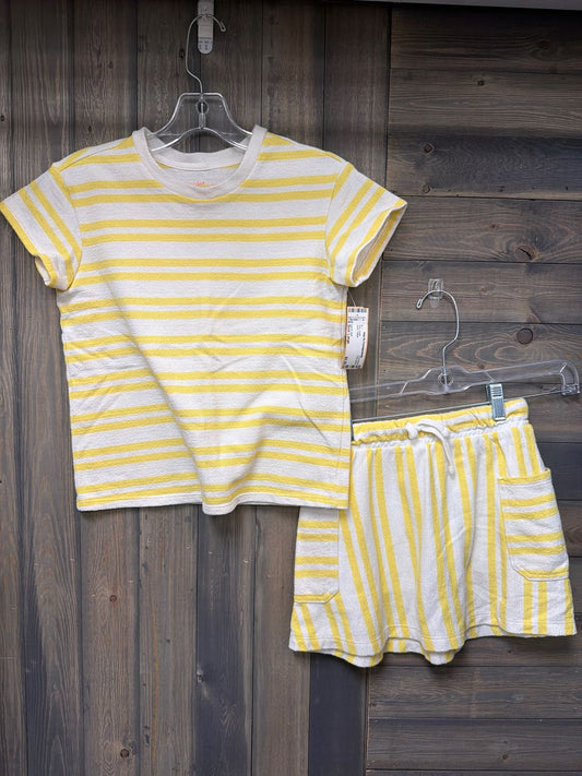Girl's Size Large Cat & Jack Yellow 2PC Outfit
