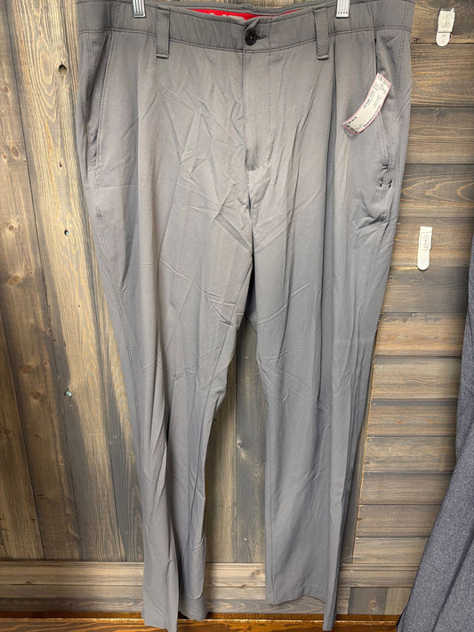Men's Size 38x32 Under Armour Gray Dress Pants