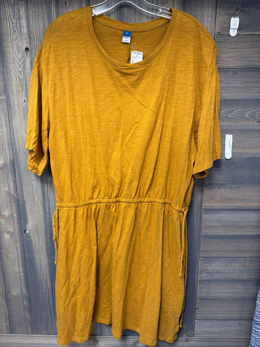 Women's Size XL Old Navy Mustard Dress