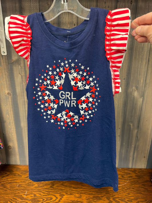 Girl's Size Large USA Sleeveless