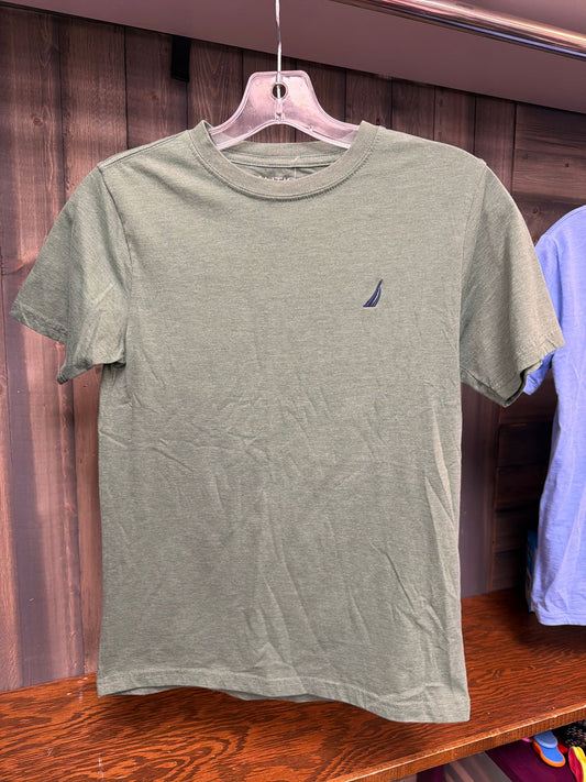 Boy's Size 10/12 Nautica Green Short Sleve