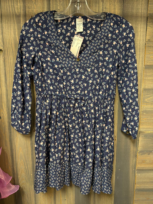 Girl's Size 5/6 Carters Navy Dress
