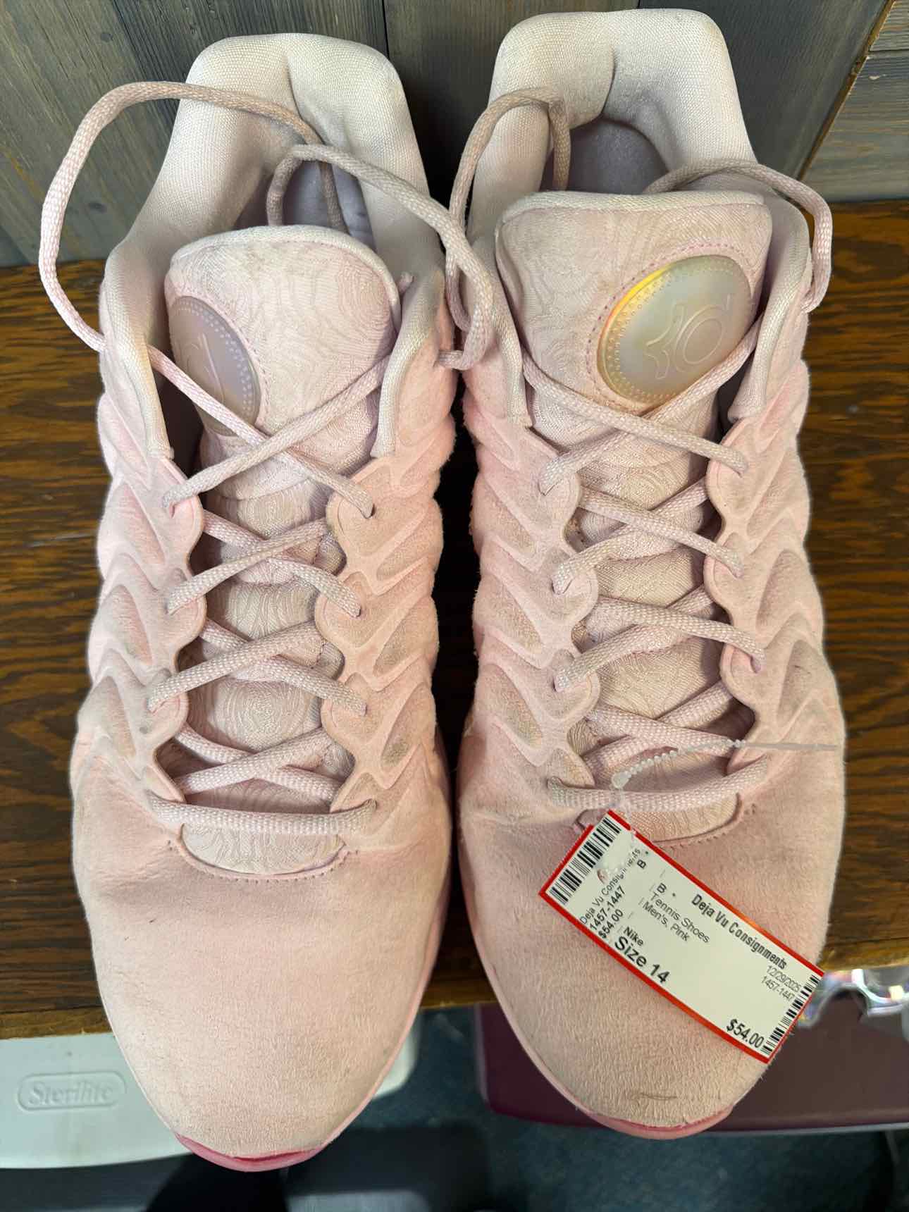 Men's Size 14 Nike Pink Tennis Shoes
