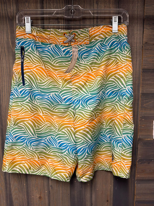 Boy's Size Large Body Glove Green Swim Trunks