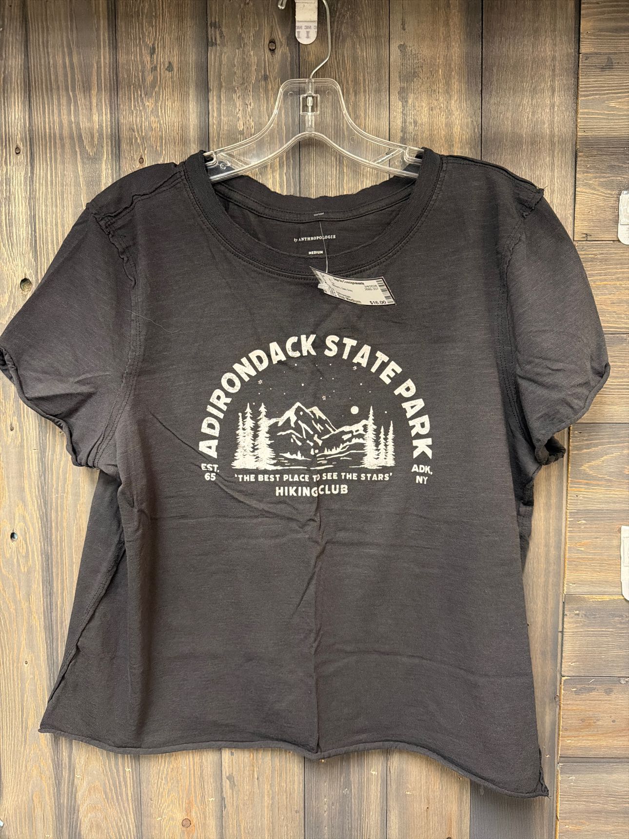 Women's Size Medium Anthropologie Dark Gray Top