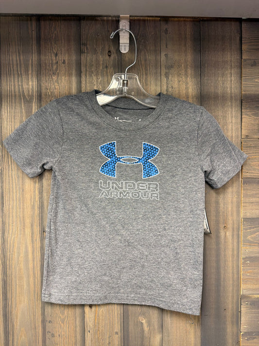 Boy's Size 4 Under Armour Gray Short Sleve