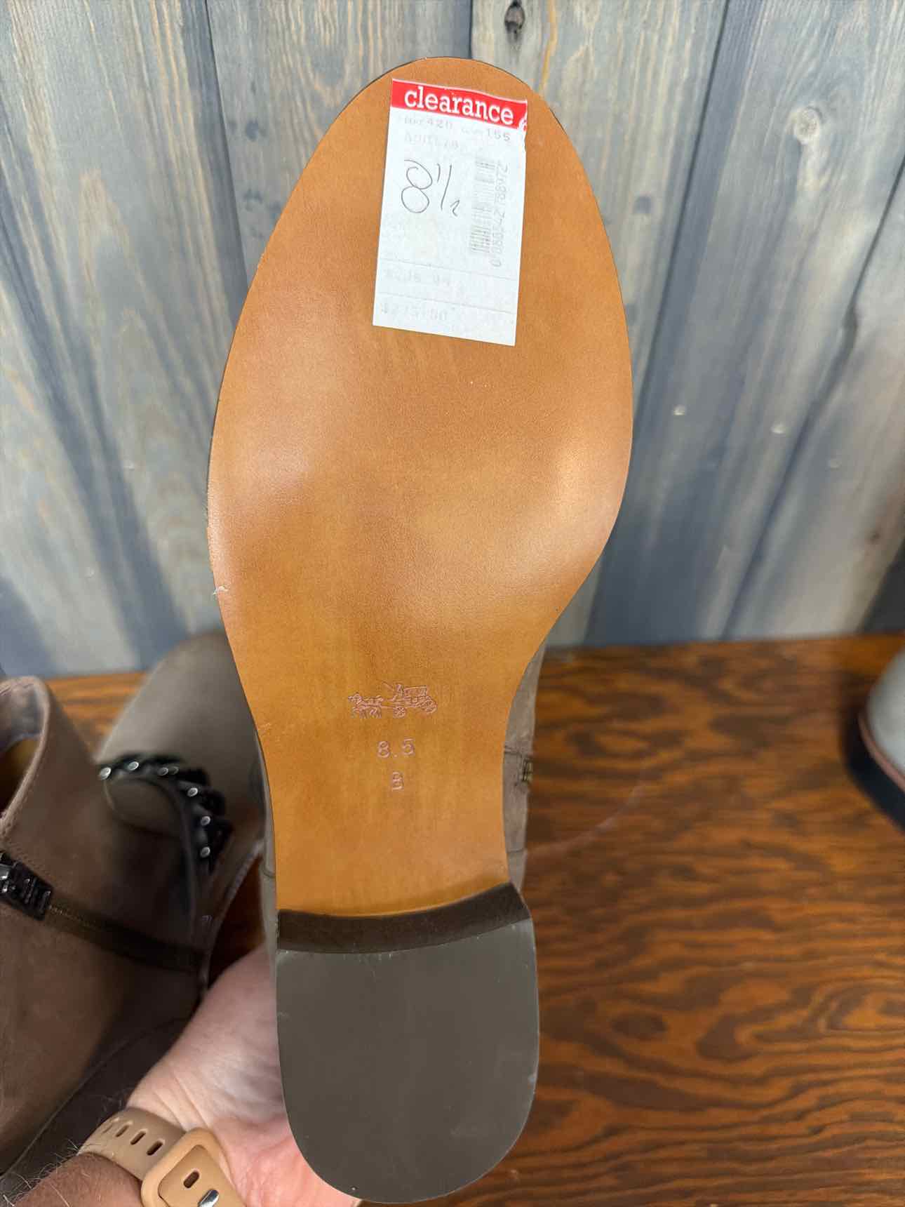 Women's Size 8 Coach Brown Boots