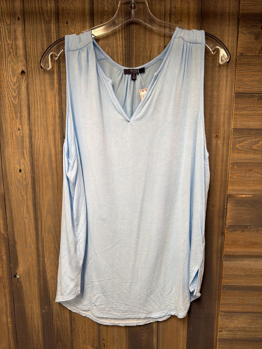 Women's Size M NYJD Blue Sleeveless