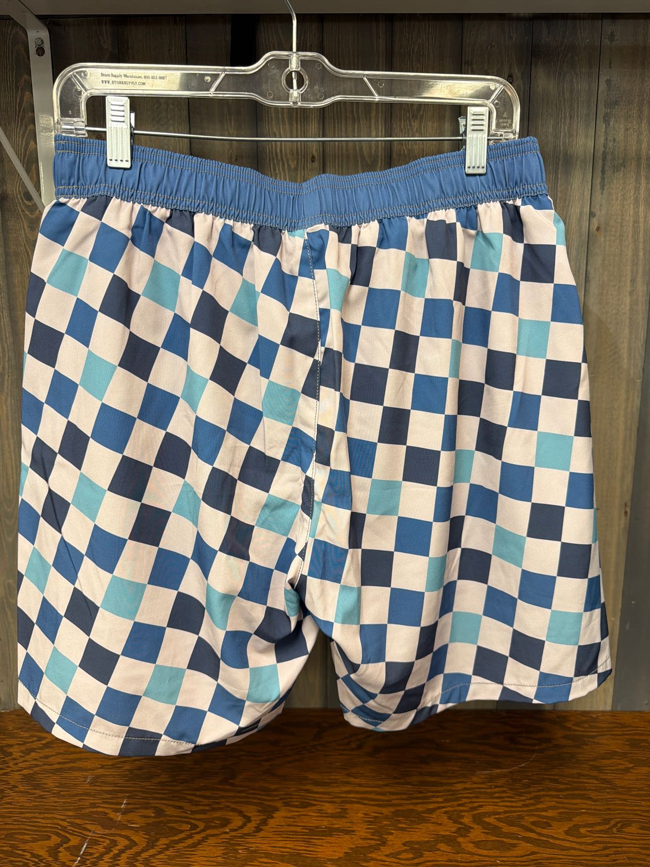 Men's Size 34 Blue Swim Trunks