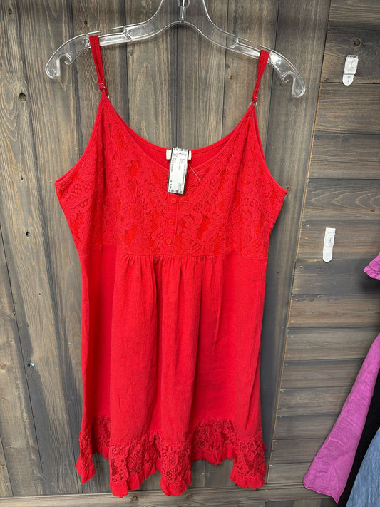 Women's Size Large Umgee Red Dress