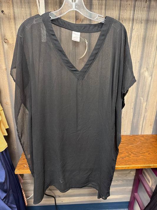 Women's Size Small Merona Black Coverup