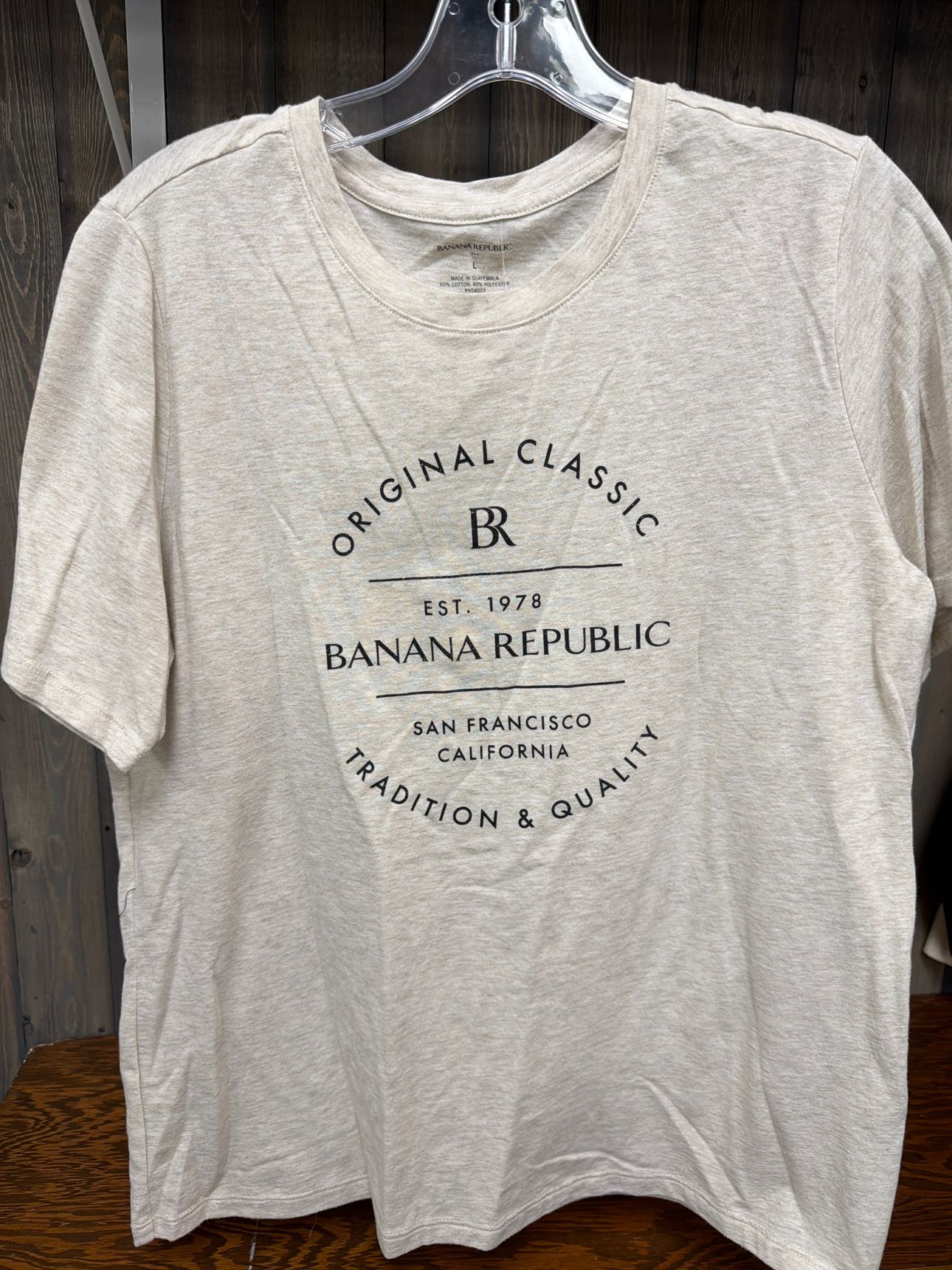 Women's Size Large Banana Republic Beige Top