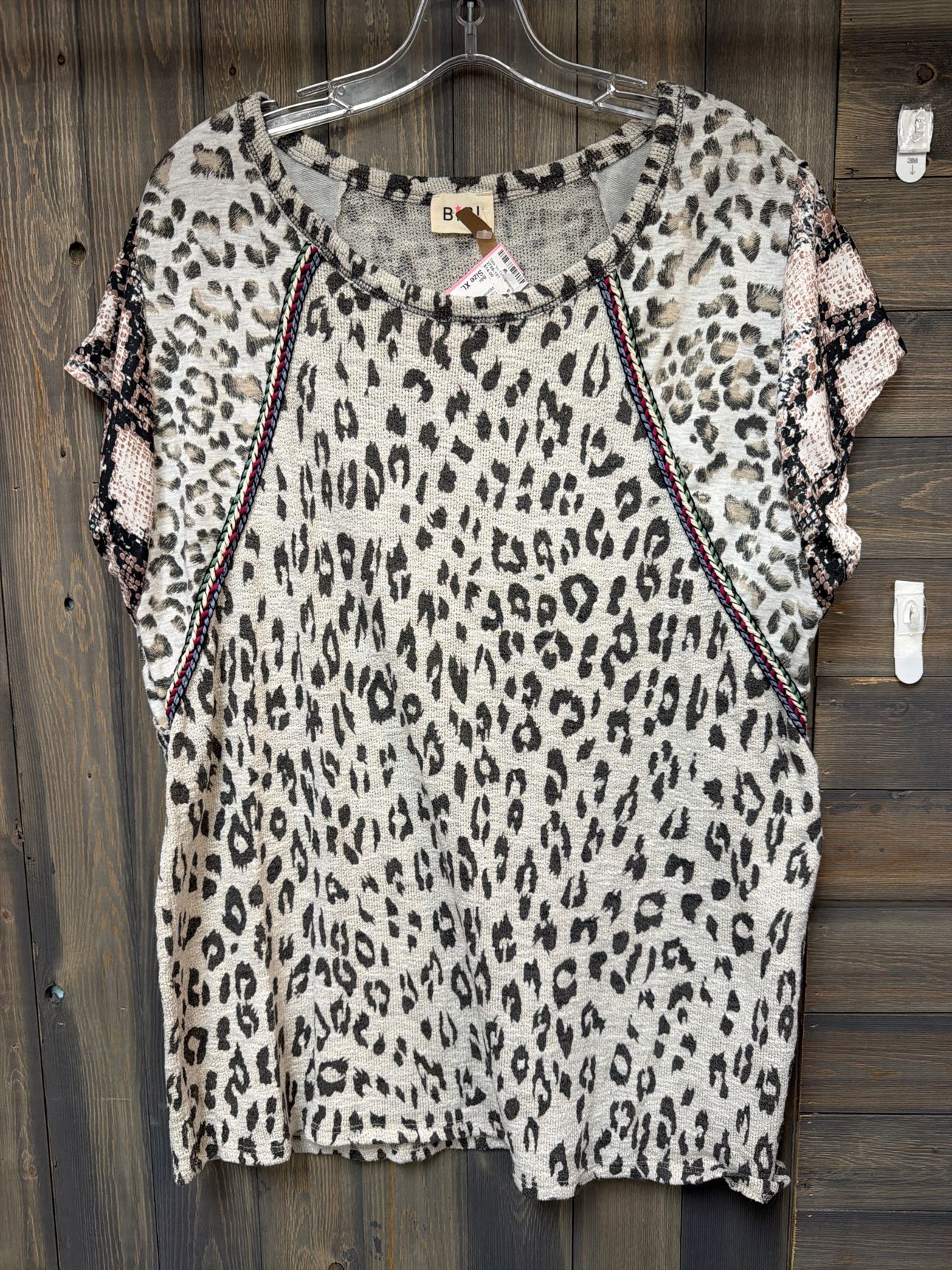 Women's Size XL Bibi Gray Top